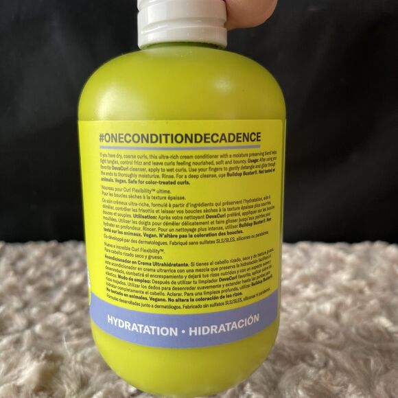 DevaCurl One Condition Decadence Ultra-Rich Cream Conditioner Moisture 12 Ounce - Picture 5 of 6